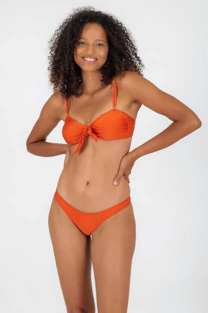 Model Front: Rio De Sol Bikini Bottoms Bottom Paprica Essential