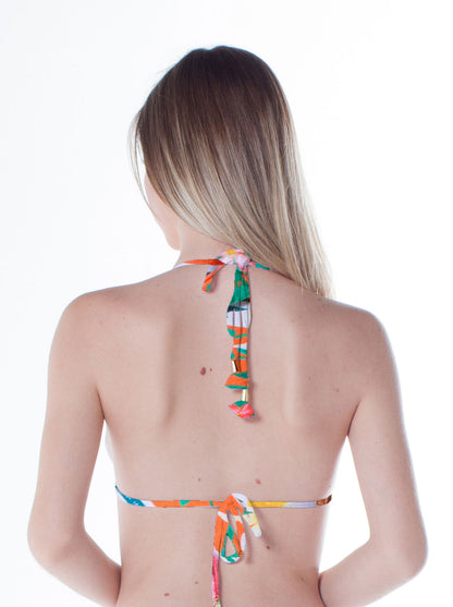 Model Back: La Playa Bikini Tops Top Dobrado Balaio