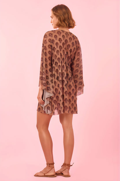 Model Back: Blueman Kaftans And Kimonos Makani Kaftan