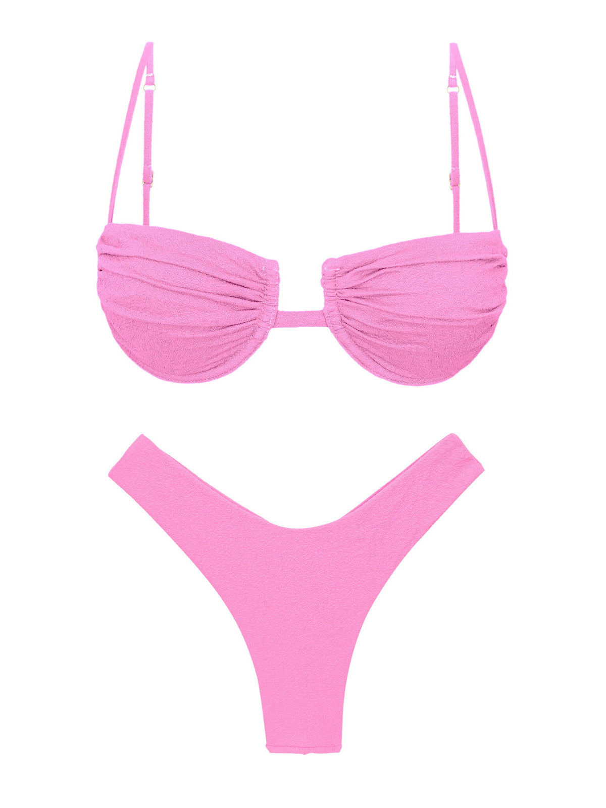 Product Front: Rio De Sol Two Piece Swimwear Set Crespinho-Rosa Zaya Nara