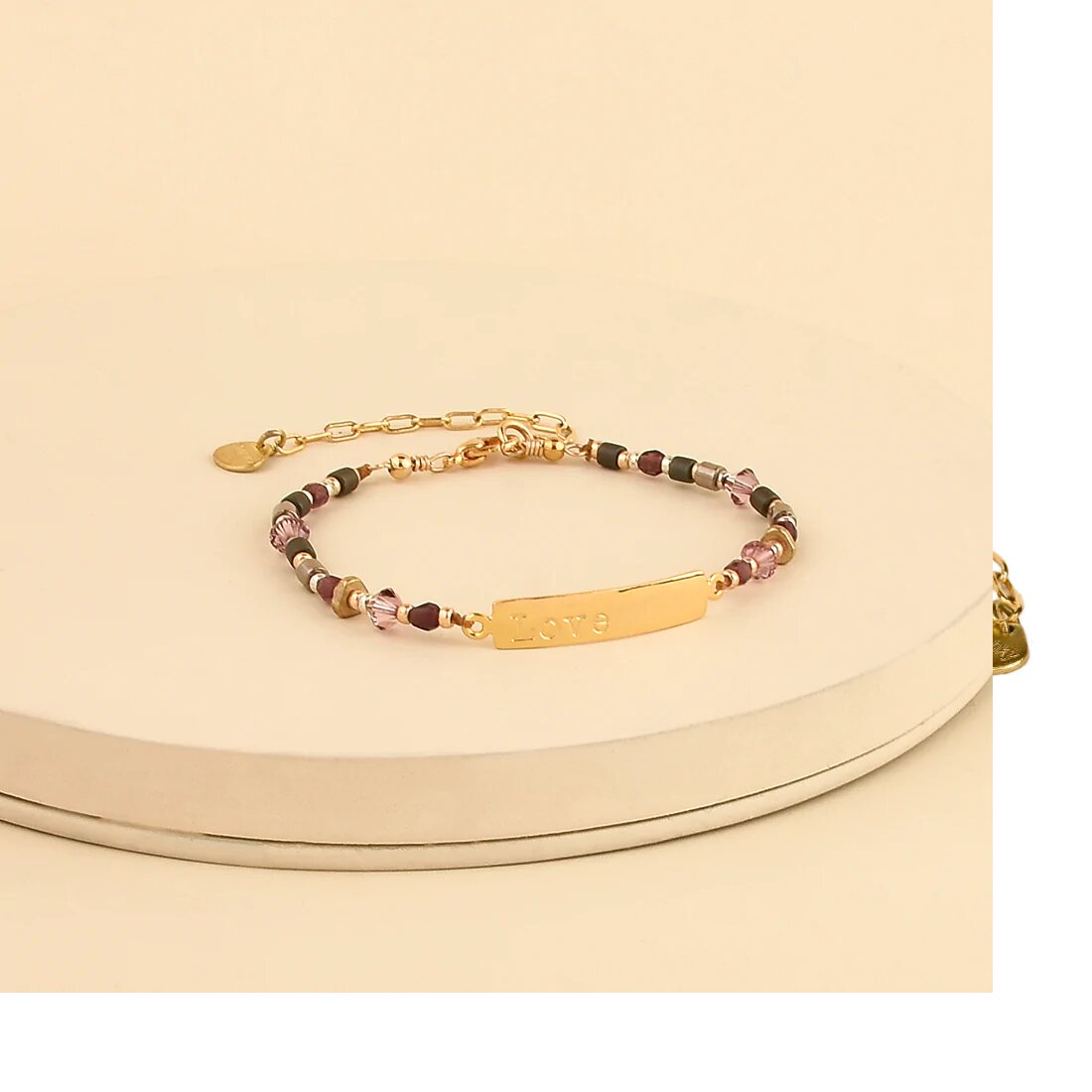 Image 02: Mishky Bracelets Love Gold B-St-Xs-10928