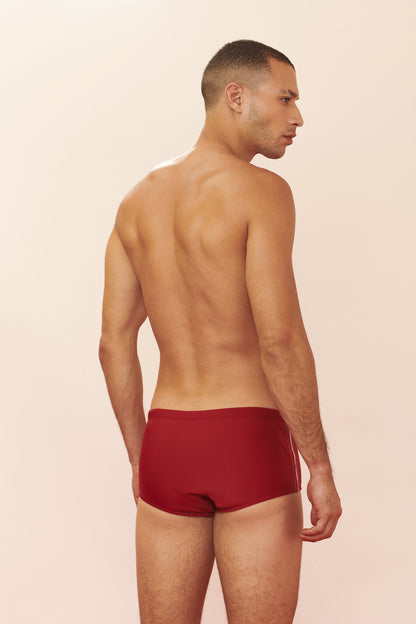 Model Back: Blueman Swim Trunks Sunga Army Cairo Vermelho