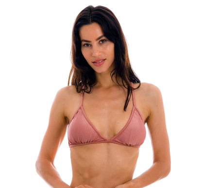 Image 10: Rio De Sol Bikini Tops Top Palms-Blue Tri-Fixo