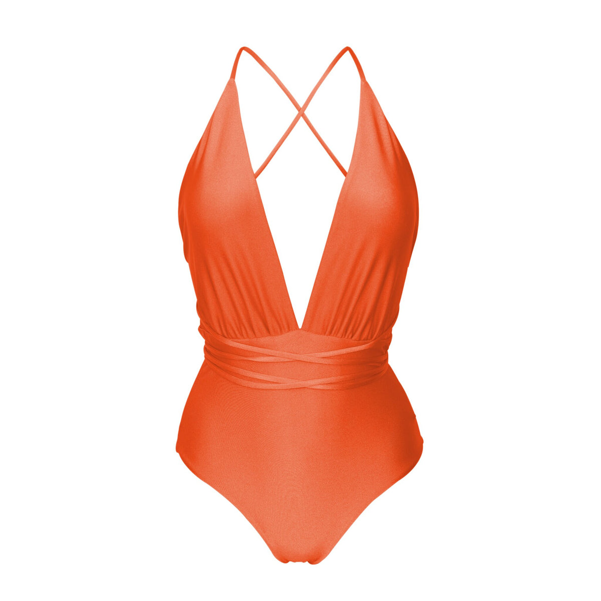 Product Front: Rio De Sol One Piece Swimsuits Shimmer-Paprica New Vegas
