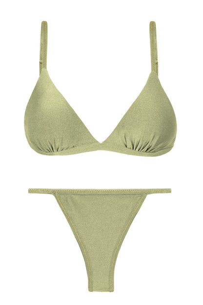 Product Front: Rio De Sol Two Piece Swimwear Set Oliva Tri-Fixo California