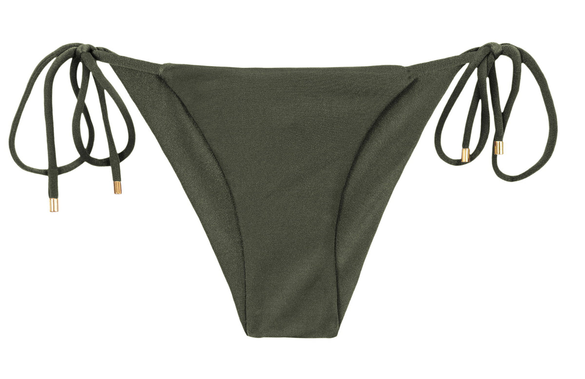 Product Front: Rio De Sol Bikini Bottoms Bottom Shimmer-Croco Cheeky-Tie