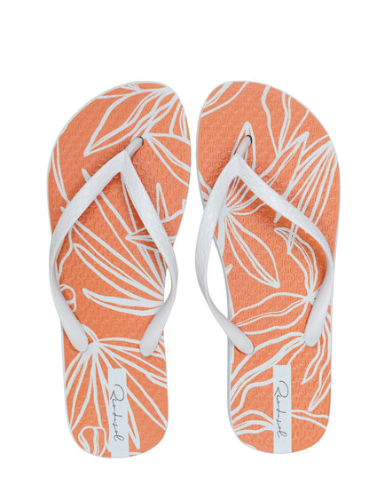 Product Front: Rio De Sol Flip-Flops Trail-Orange Slim