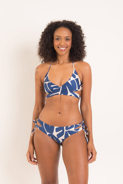 Model Front: Rio De Sol Two Piece Swimwear Set Pottery Kate Madrid