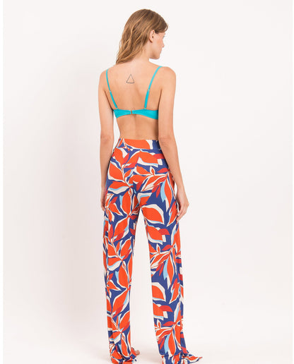 Image 07: Rio De Sol Pants Leaves Wide Pants