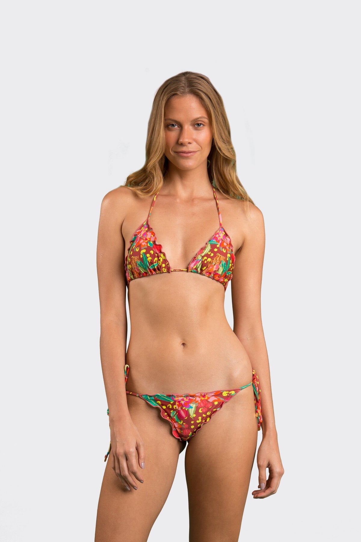Model Front: Rio De Sol Bikini Tops Top Tropics Frufru