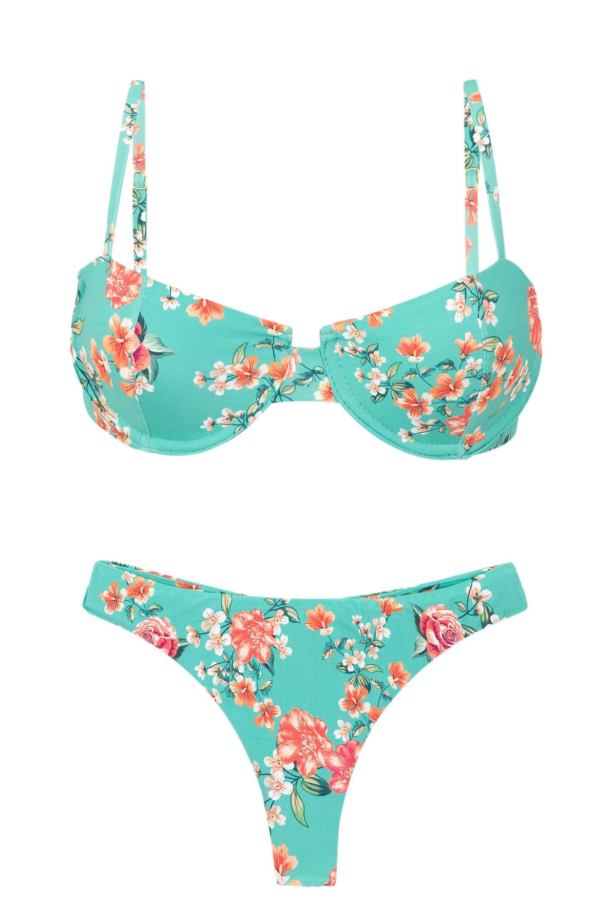 Product Front: Rio De Sol Two Piece Swimwear Set Botanic Balconet Nice-Fio