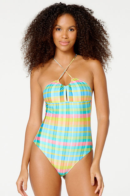 Gallery: Blueman One Piece Swimsuits Maio Catita Xadrez Candy