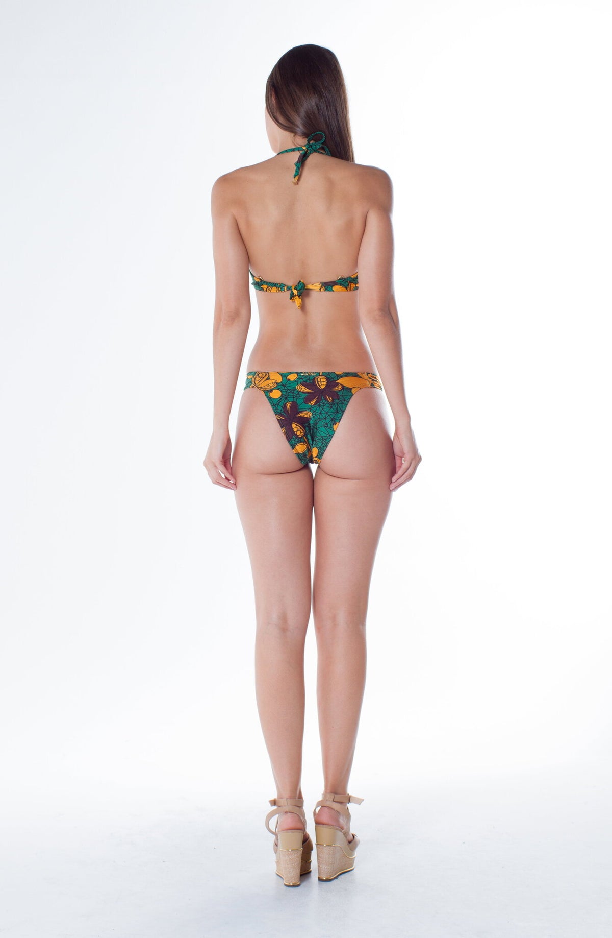 Model Back: Lua Morena Bikini Tops Top Drape Turbinado Rendeira