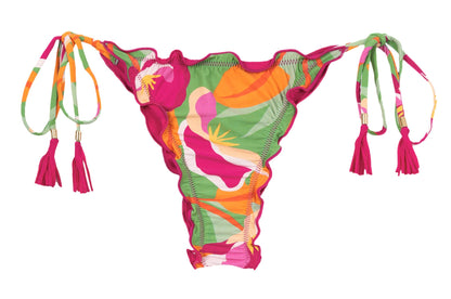 Product Front: Rio De Sol Bikini Bottoms Bottom Green-Bloom Frufru-Fio