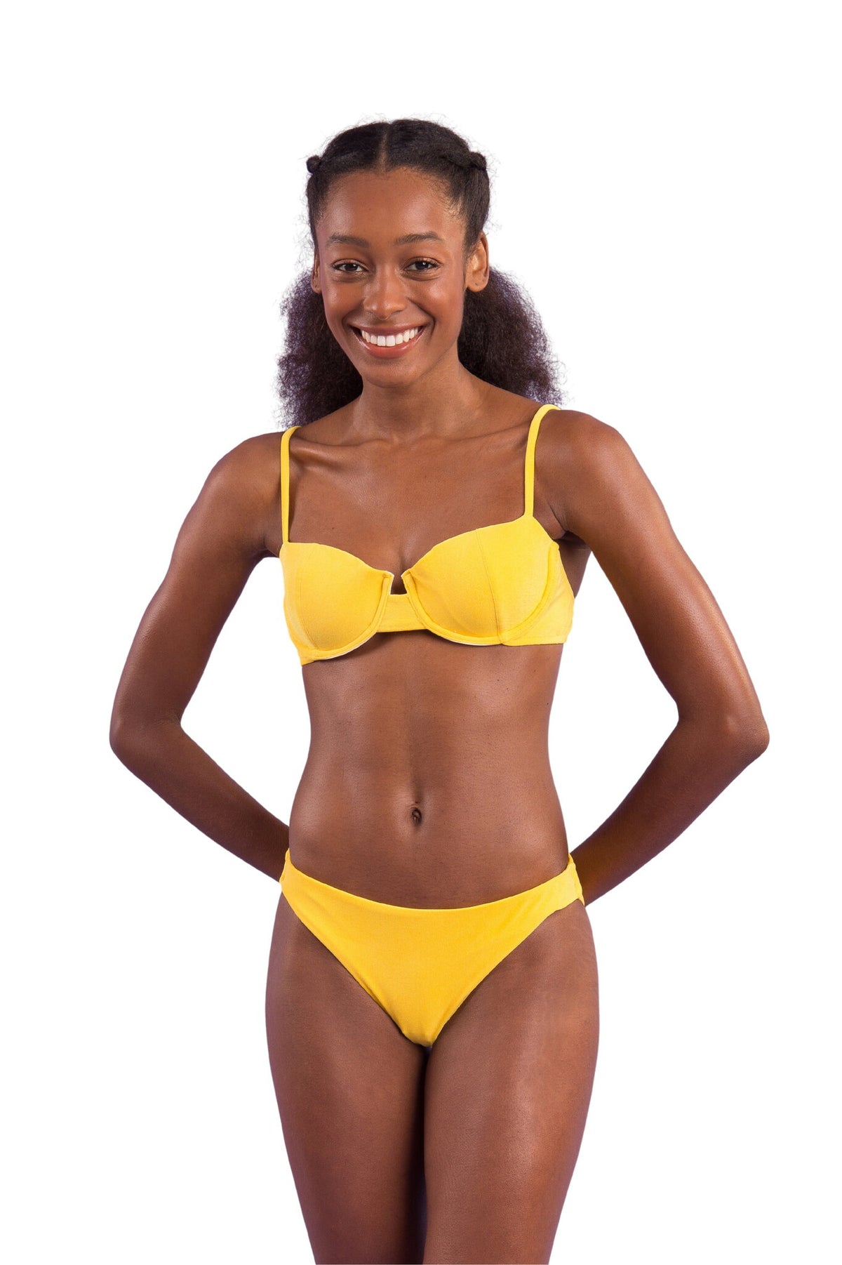 Image 04: Rio De Sol Bikini Bottoms Bottom Malibu-Yellow Essential-Comfy