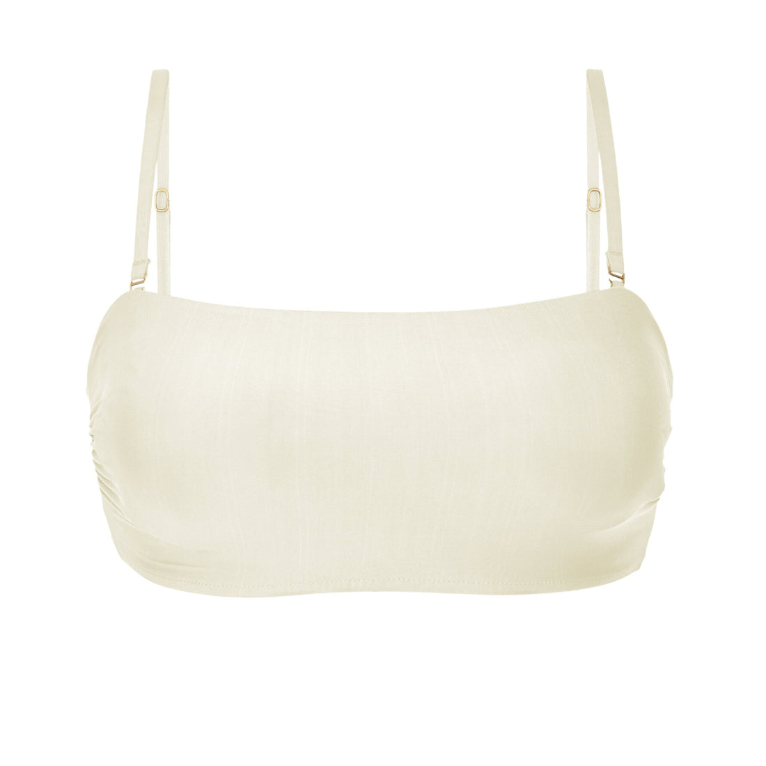Product Front: Rio De Sol Bikini Tops Top Off-White Bandeau-Reto