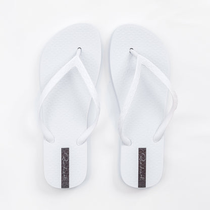 Product Front: Rio De Sol Flip-Flops White Slim