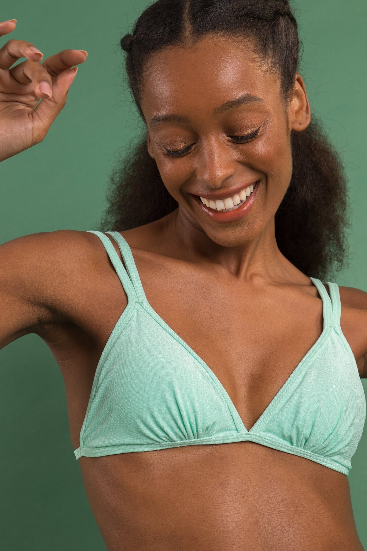 Image 09: Rio De Sol Bikini Tops Top Malibu-Menta Tri-Duo