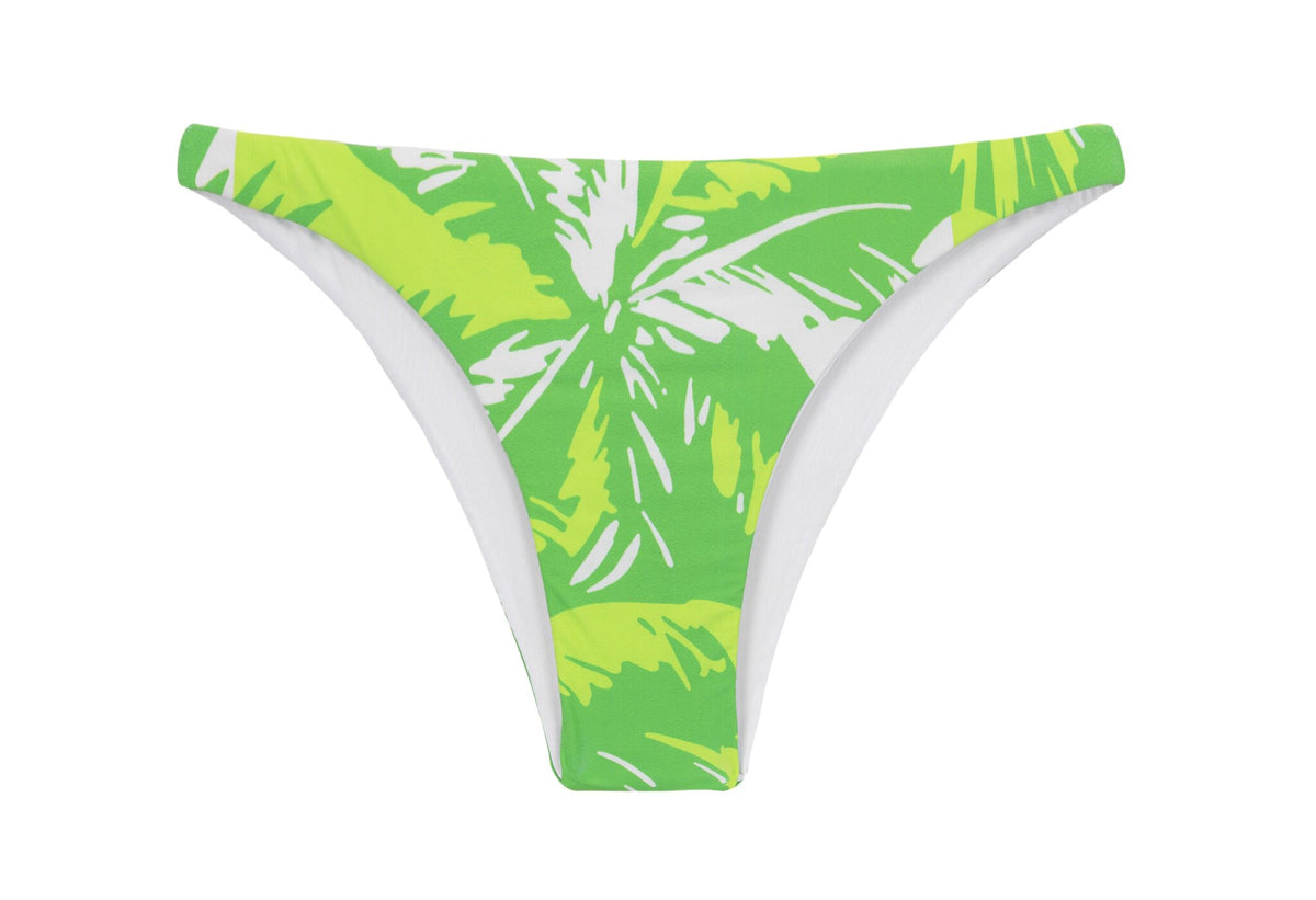 Product Front: Rio De Sol Bikini Bottoms Bottom Green-Palms Leblon