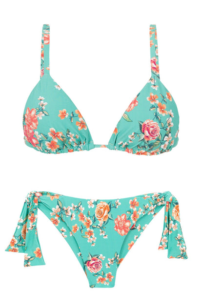 Product Front: Rio De Sol Two Piece Swimwear Set Botanic Tri-Inv Italy