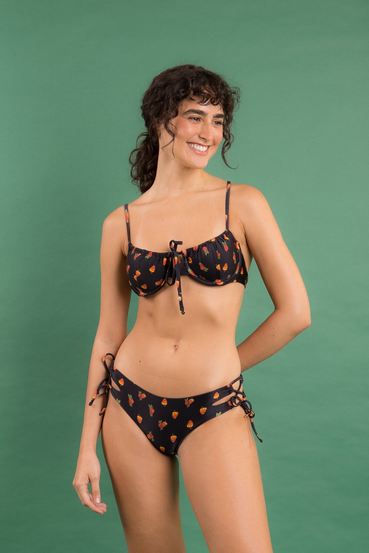 Image 13: Rio De Sol Bikini Bottoms Bottom Cashew Madrid