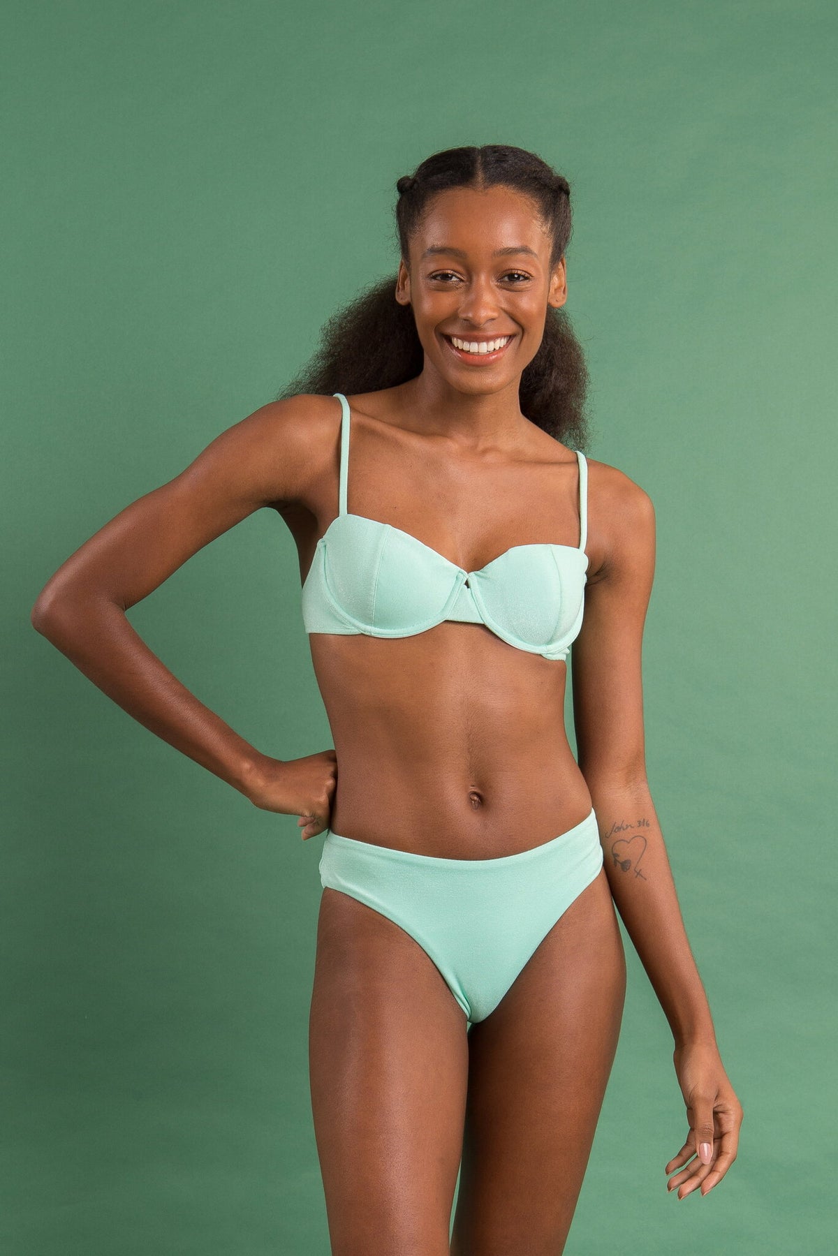 Image 09: Rio De Sol Two Piece Swimwear Set Malibu-Menta Balconet Ciao