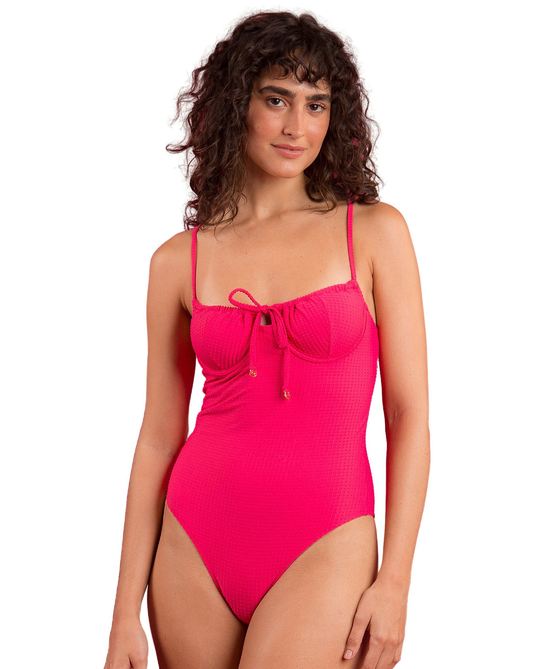 Gallery: Rio De Sol One Piece Swimsuits Dots-Virtual-Pink Julia