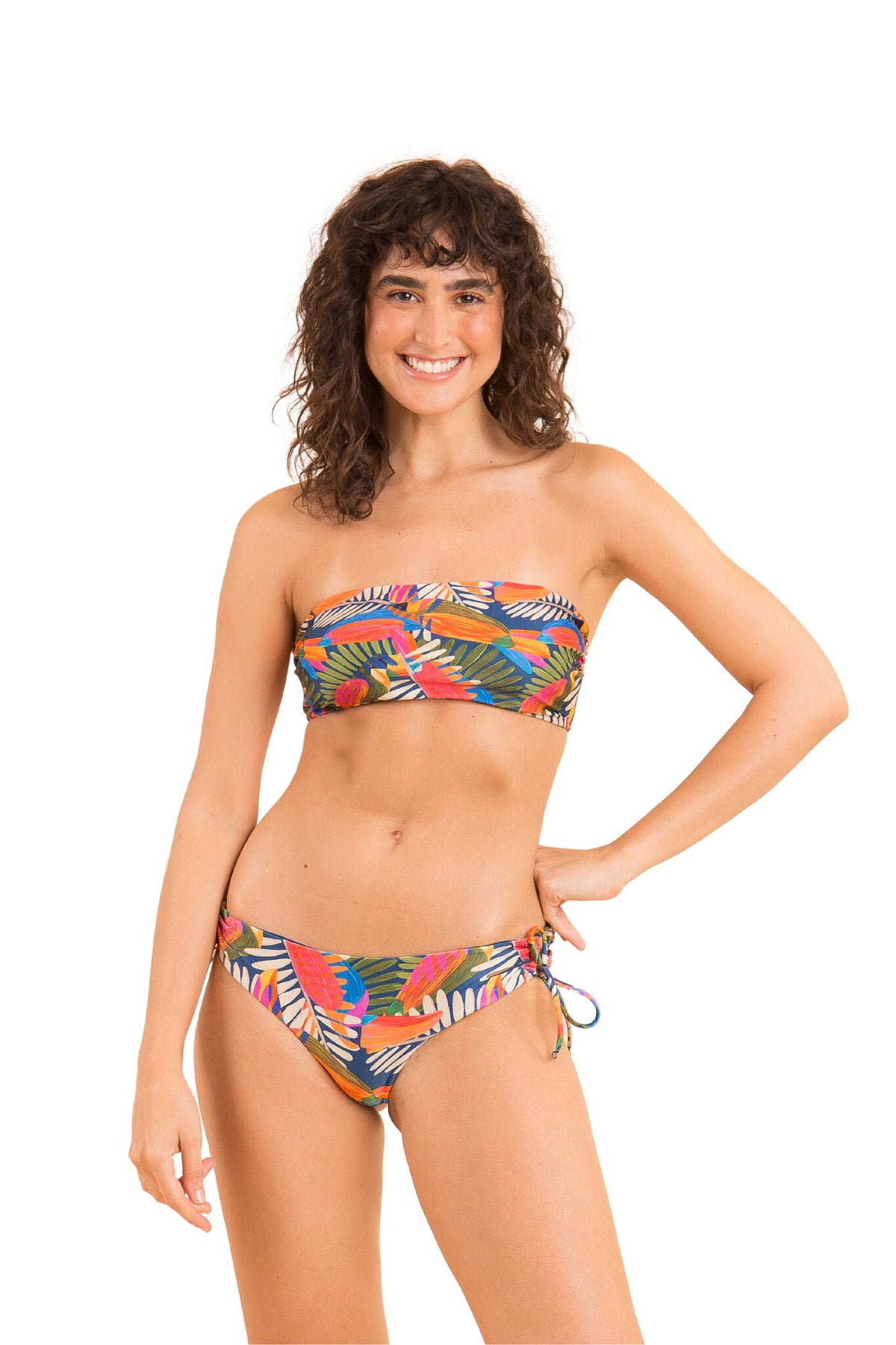 Image 04: Rio De Sol Bikini Tops Top Jungle Bandeau-Reto