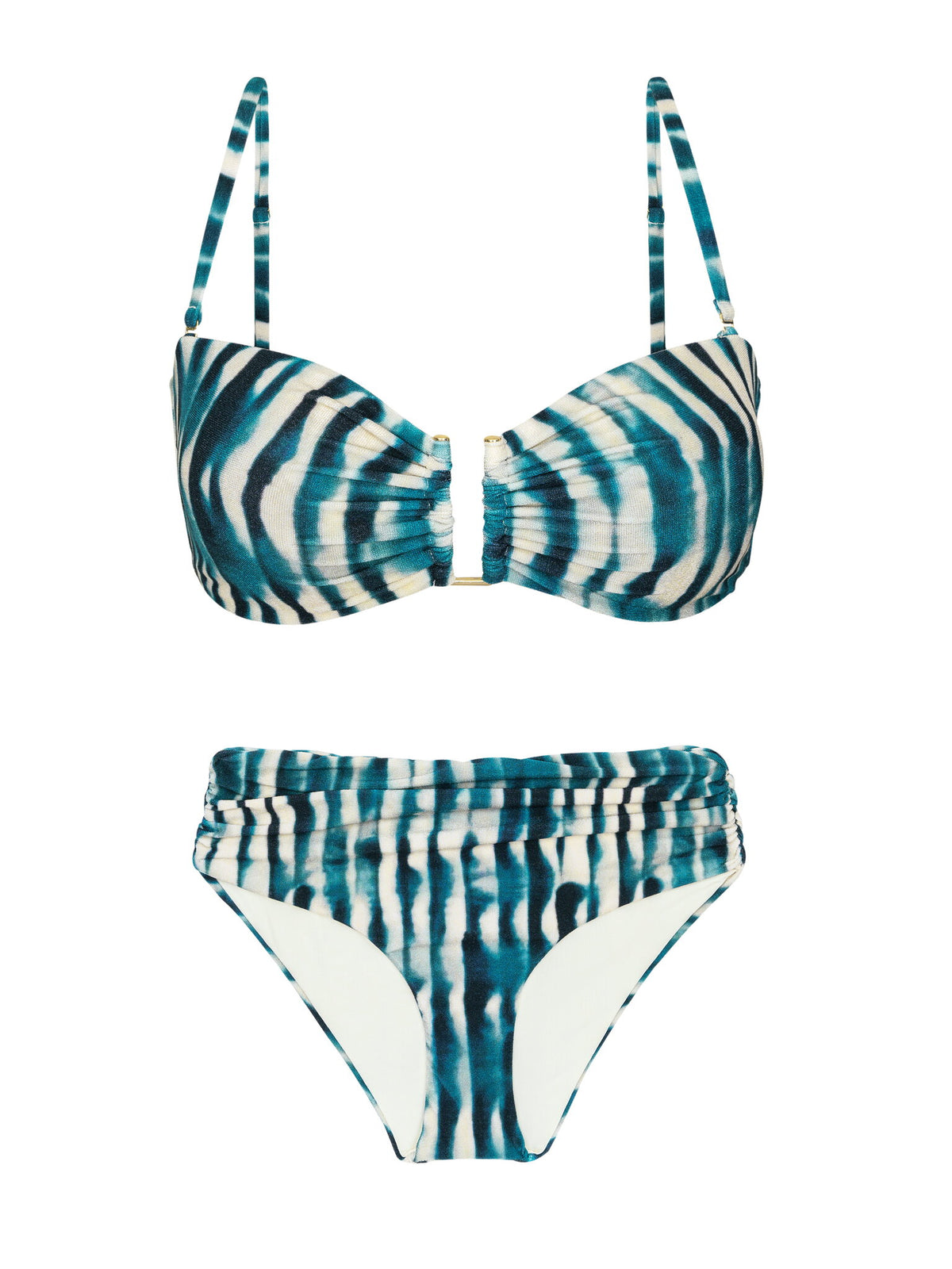 Product Front: Rio De Sol Two Piece Swimwear Set Azule Sara Amy