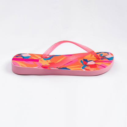 Image 03: Rio De Sol Flip-Flops Orange Bloom Slim