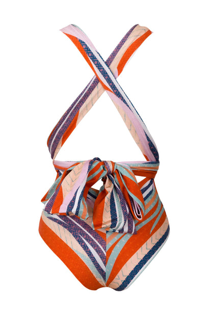 Product Back: La Playa One Piece Swimsuits Maio Navy