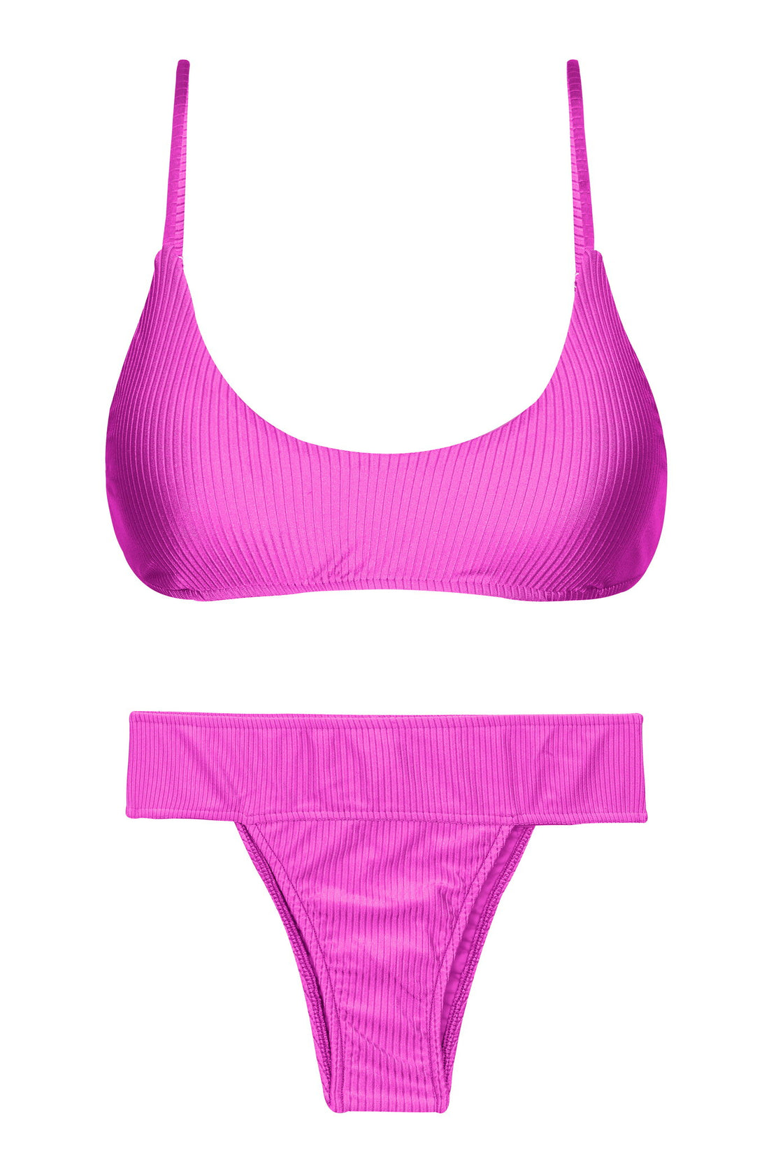 Product Front: Rio De Sol Two Piece Swimwear Set Eden-Pink Bralette Rio-Cos