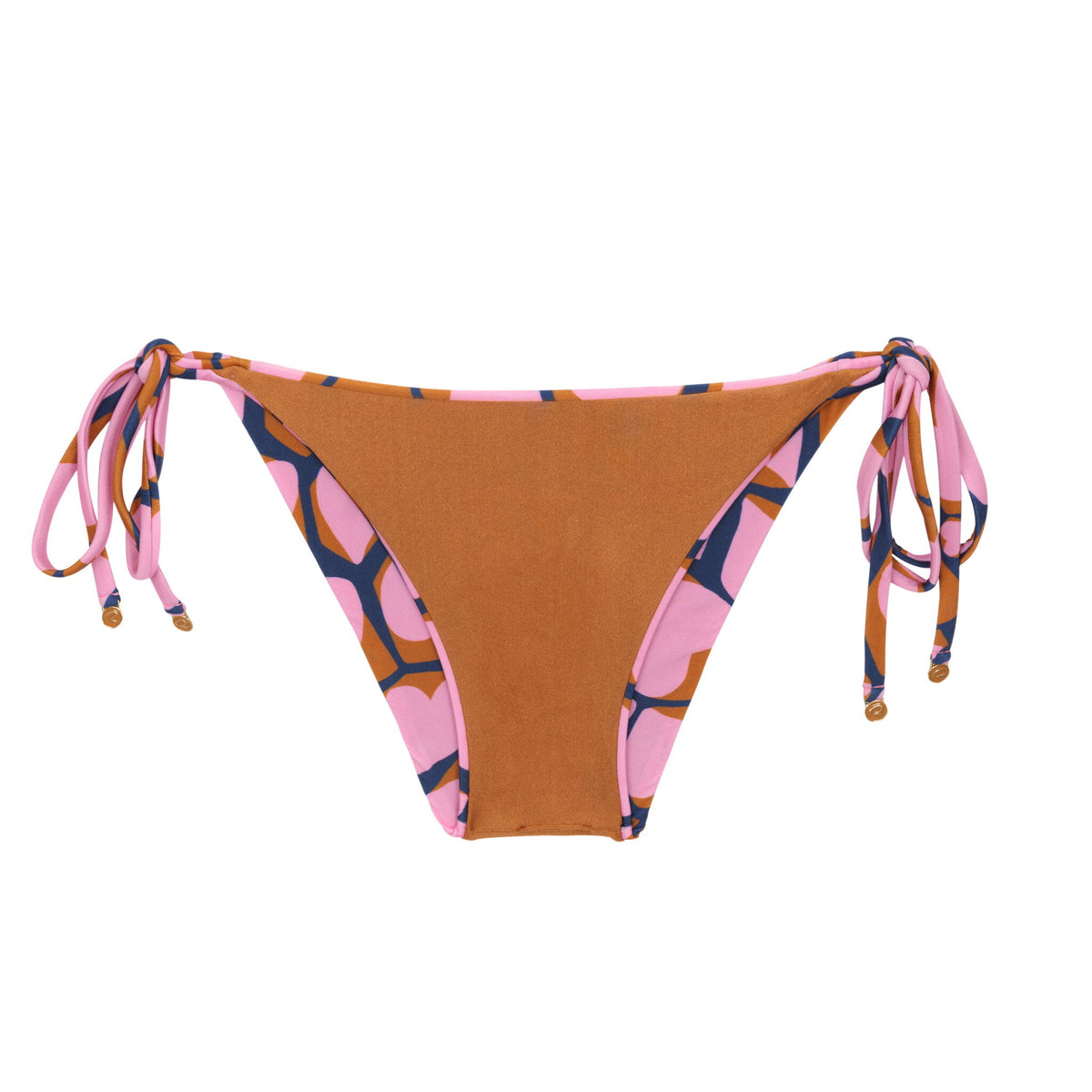 Product Back: Rio De Sol Bikini Bottoms Bottom Amore-Pink Lacinho