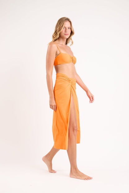 Image 02: Rio De Sol Skirts Bio-Laranjada Long Skirt Knot