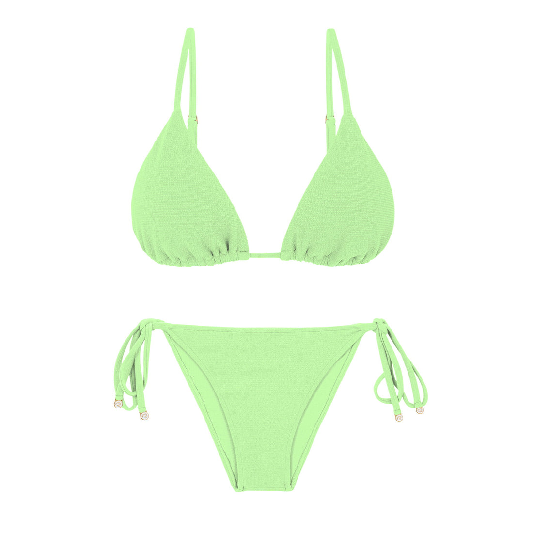 Product Front: Rio De Sol Two Piece Swimwear Set Sand-Menta Lia Lacinho