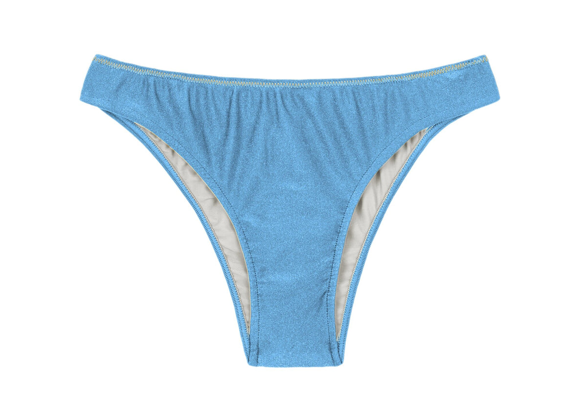 Product Front: Rio De Sol Bikini Bottoms Bottom Shimmer-Baltic-Sea Essential
