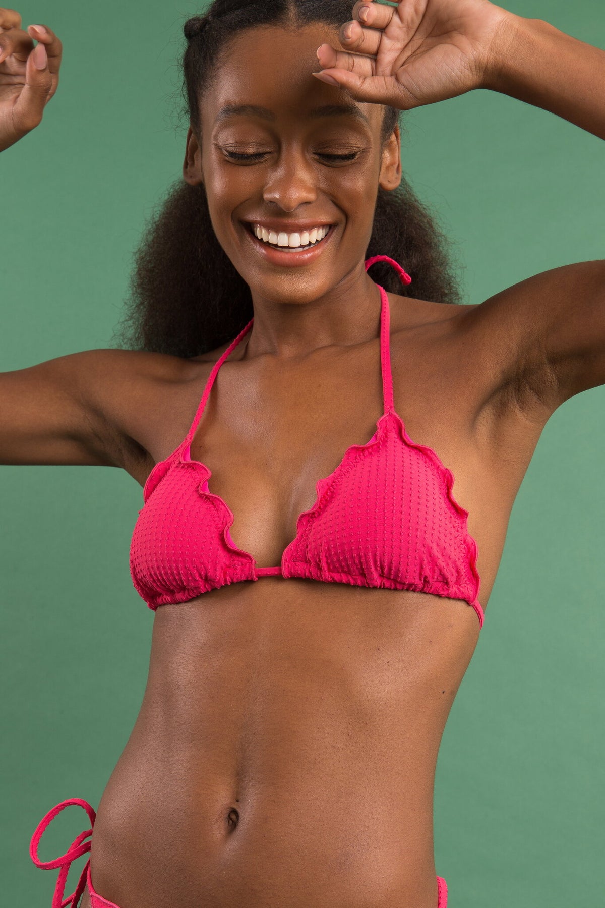 Image 09: Rio De Sol Two Piece Swimwear Set Dots-Virtual-Pink Frufru