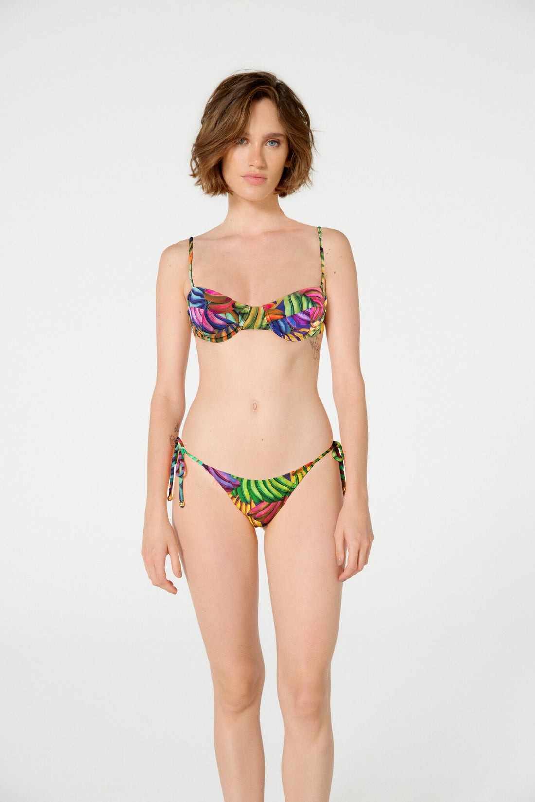 Model Front: Blueman Bikini Tops Top Chandon Tahiti Banana Pop