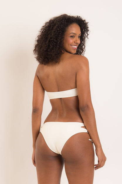Model Back: Rio De Sol Bikini Bottoms Bottom Off-White Madrid