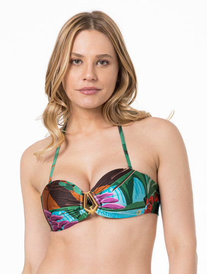 Gallery: Lua Morena Bikini Tops Top Bandeau Drapeada Media Terra Vermelha