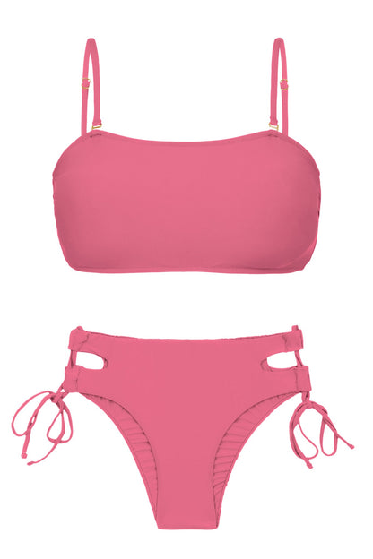 Product Front: Rio De Sol Two Piece Swimwear Set Confetti Bandeau-Reto Madrid