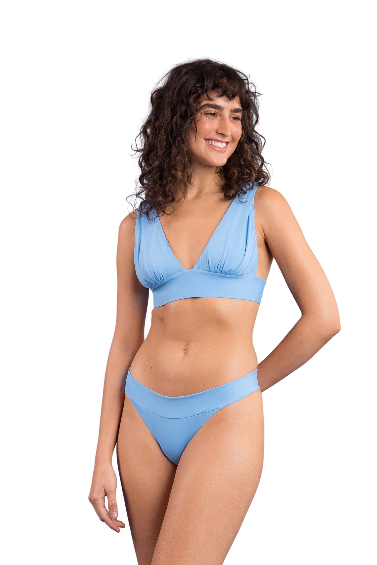 Model Front: Rio De Sol Bikini Tops Top Baltico Halter-Marina