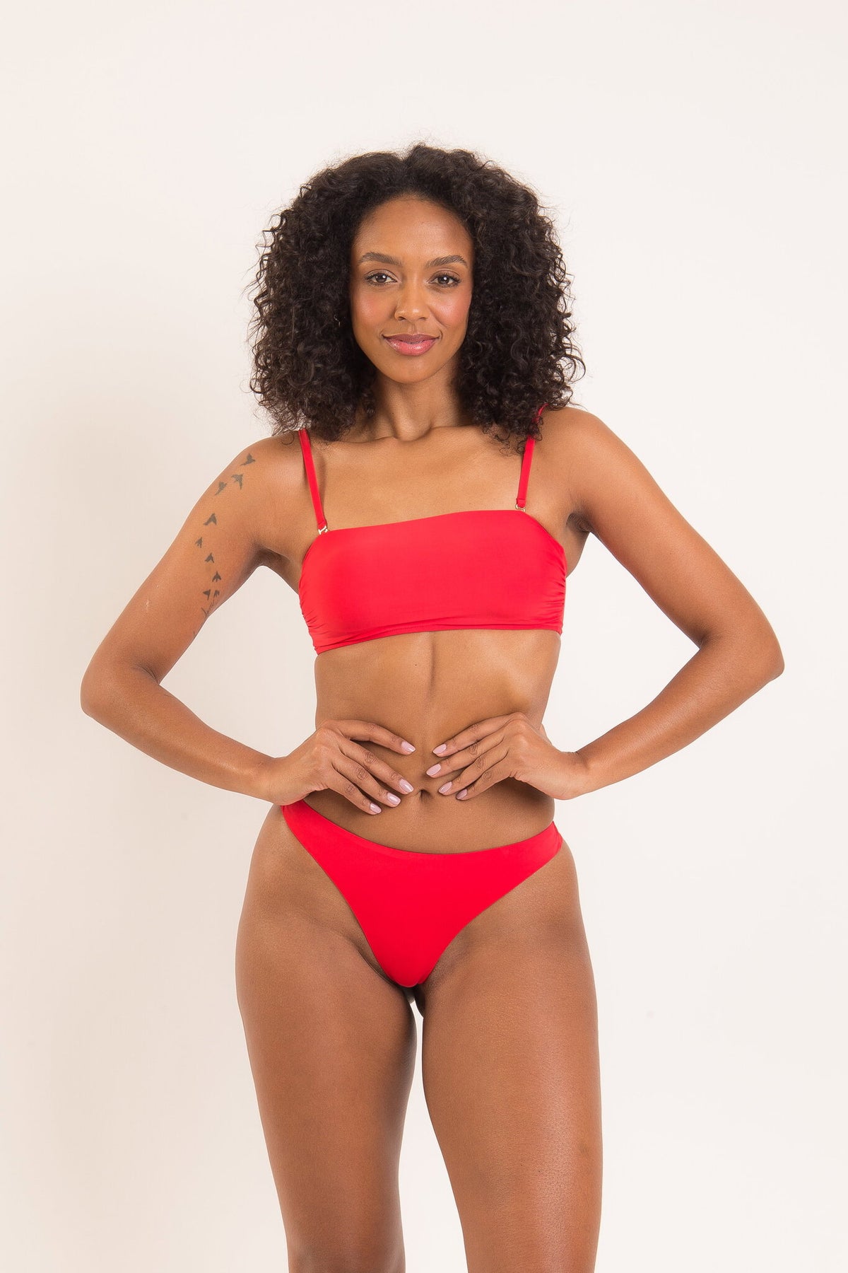 Image 08: Rio De Sol Bikini Tops Top Rouge Bandeau-Reto
