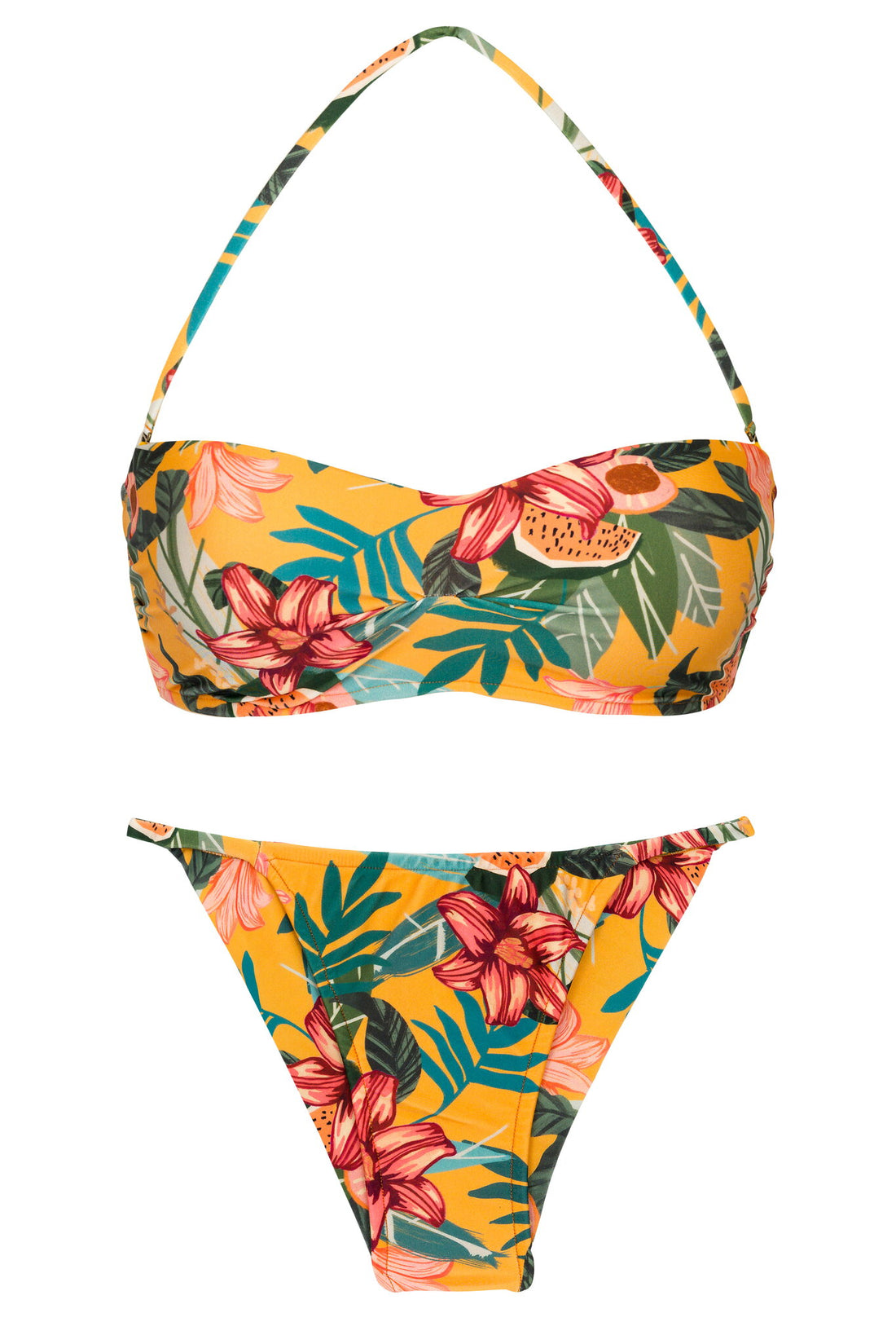 Product Front: Rio De Sol Two Piece Swimwear Set Lis Bandeau-Pli Cheeky-Fixa