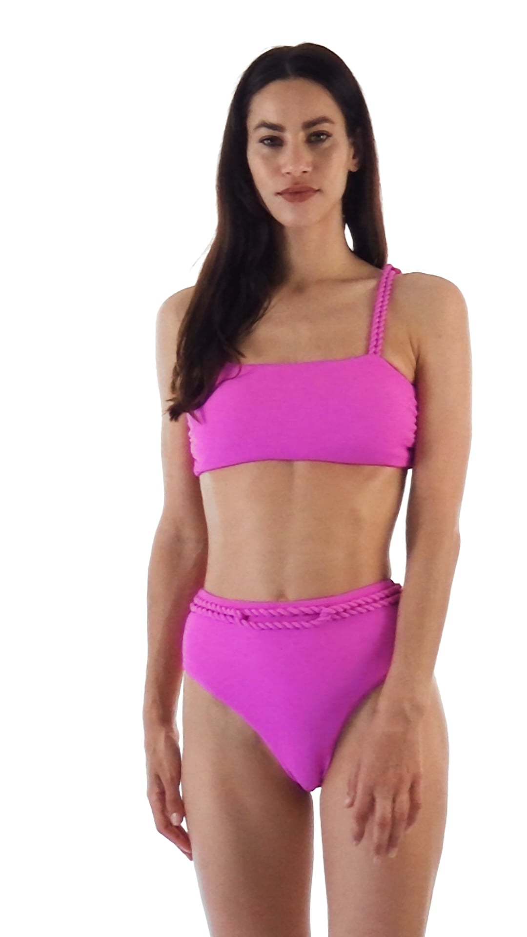 Video: Rio De Sol Bikini Tops Top St-Tpz-Pink Reto