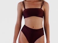 Video: Rio De Sol Bikini Tops Top Barolo Bandeau-Reto
