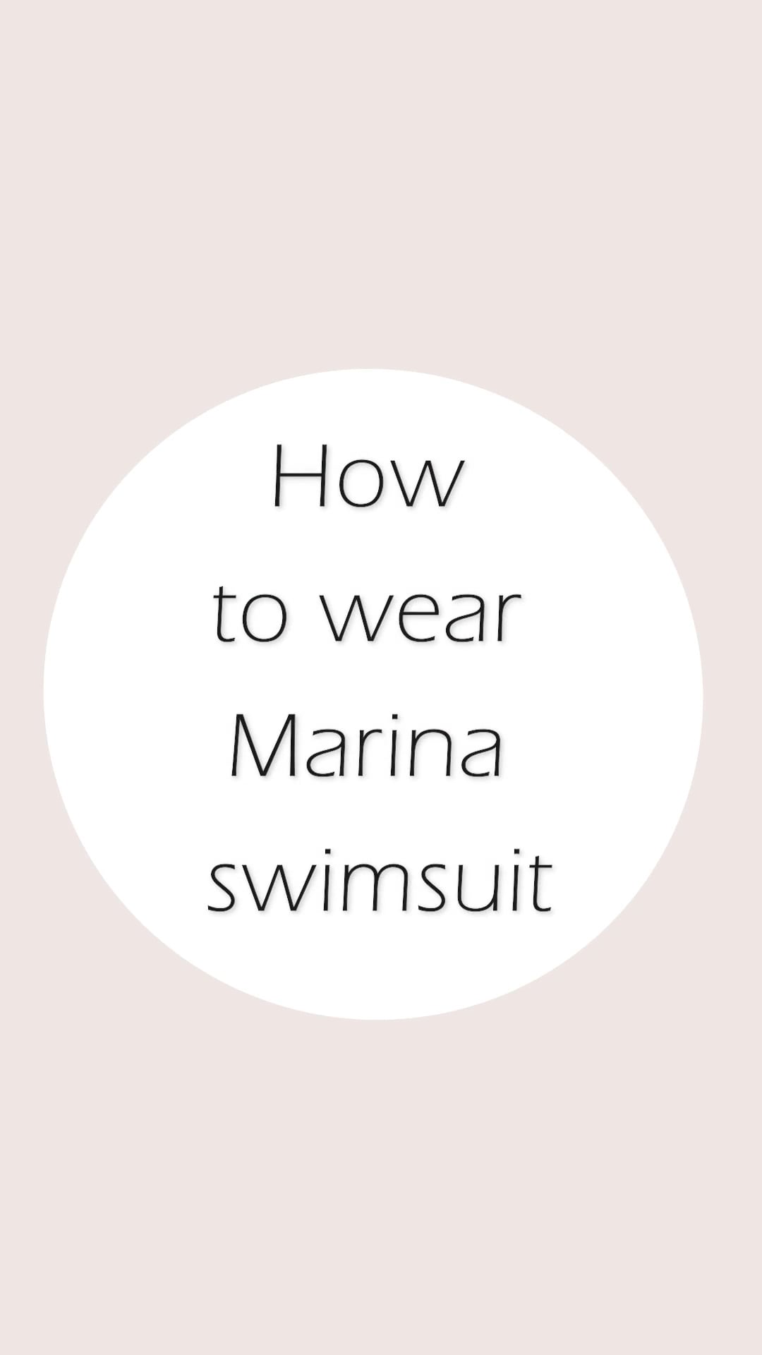 Video: Rio De Sol One Piece Swimsuits Tambourine Marina