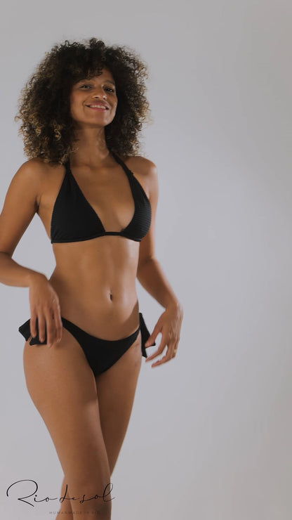 Video: Rio De Sol Bikini Bottoms Bottom Dots-Black Italy