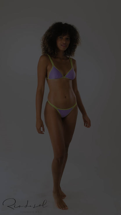 Video: Rio De Sol Bikini Bottoms Bottom Orchid Mini-Duo