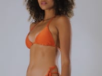 Video: Rio De Sol Bikini Bottoms Bottom Shimmer-Paprica Cheeky-Tie